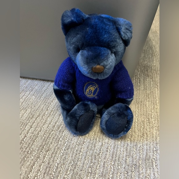 Holland America Cruise Lines Teddy Bear Plush, blue bear, new without tag - Picture 1 of 2